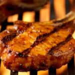 Easy Grilled Pork Chops with Mushrooms