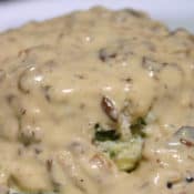 zucchini-timbale-mushroom-sauce-recipe