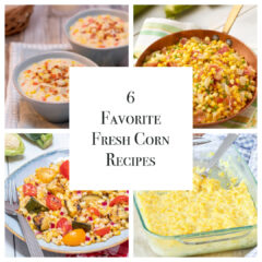 collage of corn recipes