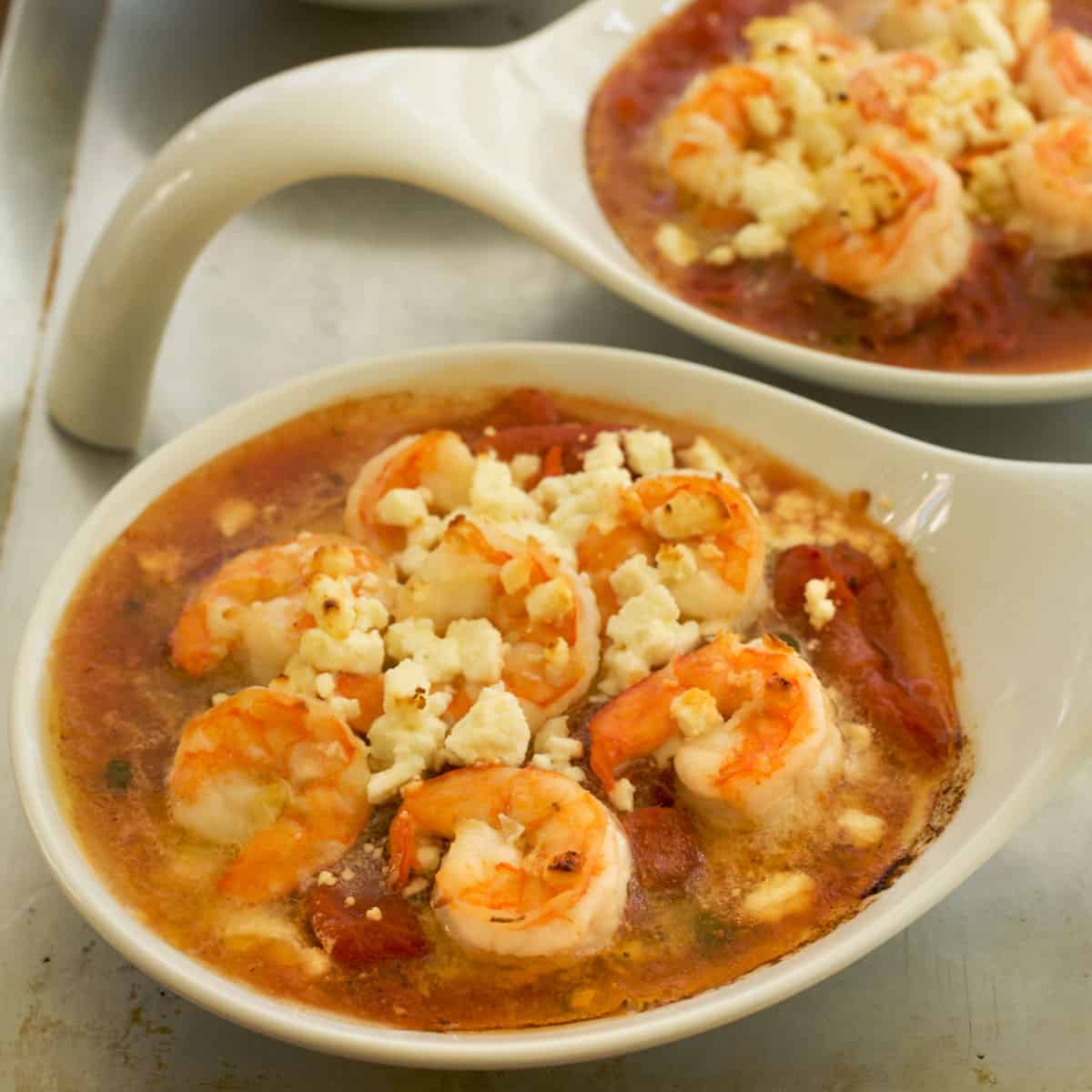 Baked Shrimp with Tomatoes, Feta Cheese and Capers A WellSeasoned