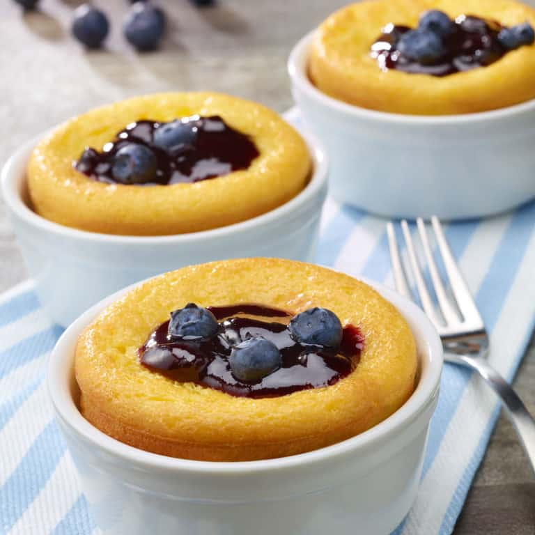 Cheese-Blintz-Souffles-Blueberry-Balsamic-Sauce-seasonedkitchen.com