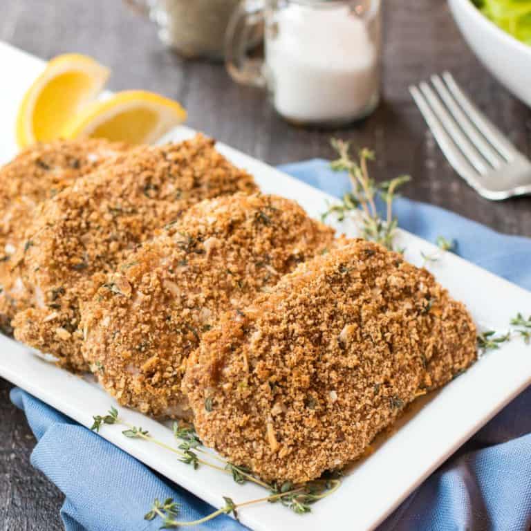 Healthy Breaded Pork Chops - Easy Weeknight Dinner