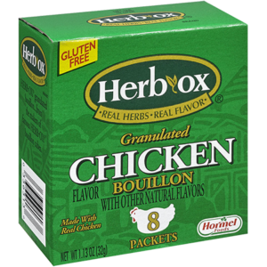 box of granulated chicken bouillon