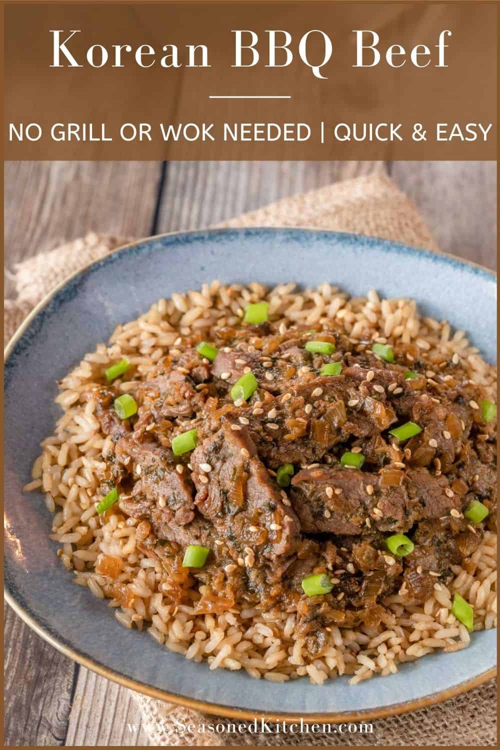 Easy Korean BBQ Beef (Bulgogi) - A Well-Seasoned Kitchen®