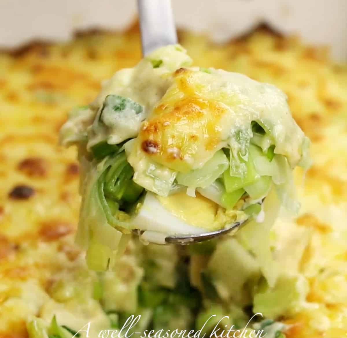 Leek-gratin-recipe-seasonedkitchen.com