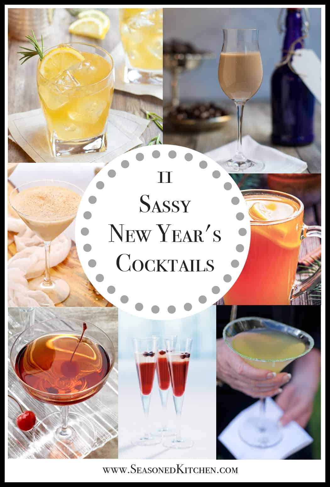 photo collage of 6 cocktails