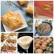 Oscar Party Menu - Photo Collage of 6 Dishes
