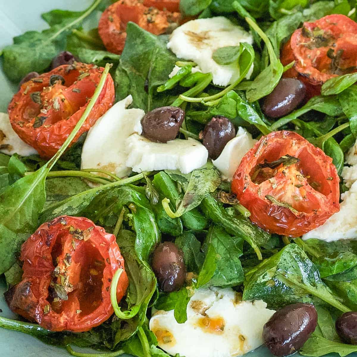 Arugula Tomato Salad with Balsamic Dressing A WellSeasoned Kitchen