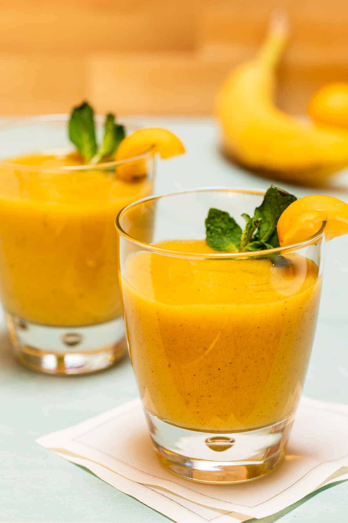 Mango Banana Smoothie Recipe A Well Seasoned Kitchen