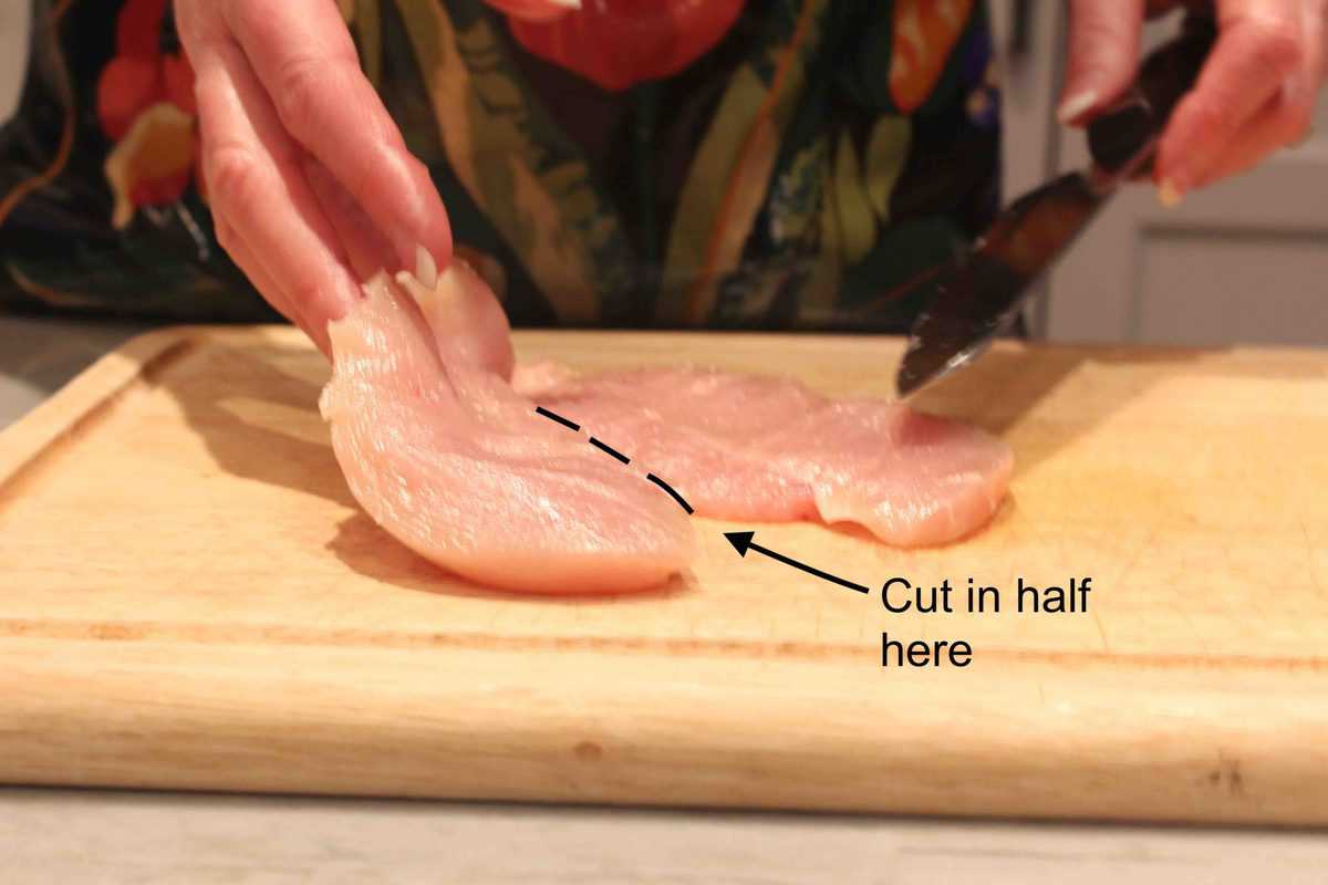 How To Split Chicken Breast Butterfly And Halve A Well Seasoned Kitchen® 