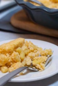 white plate with a portion of Convent Pie