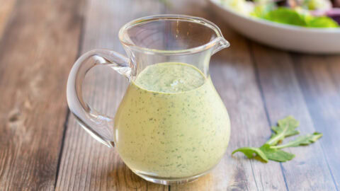 Creamy Salad Dressing Recipe with Arugula & Tarragon