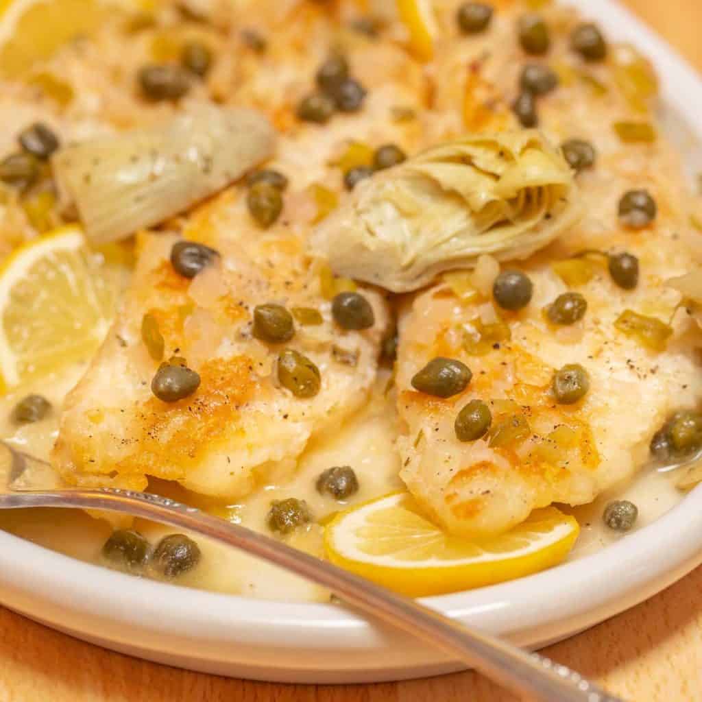 Easy Fish Piccata with Artichokes A WellSeasoned Kitchen®