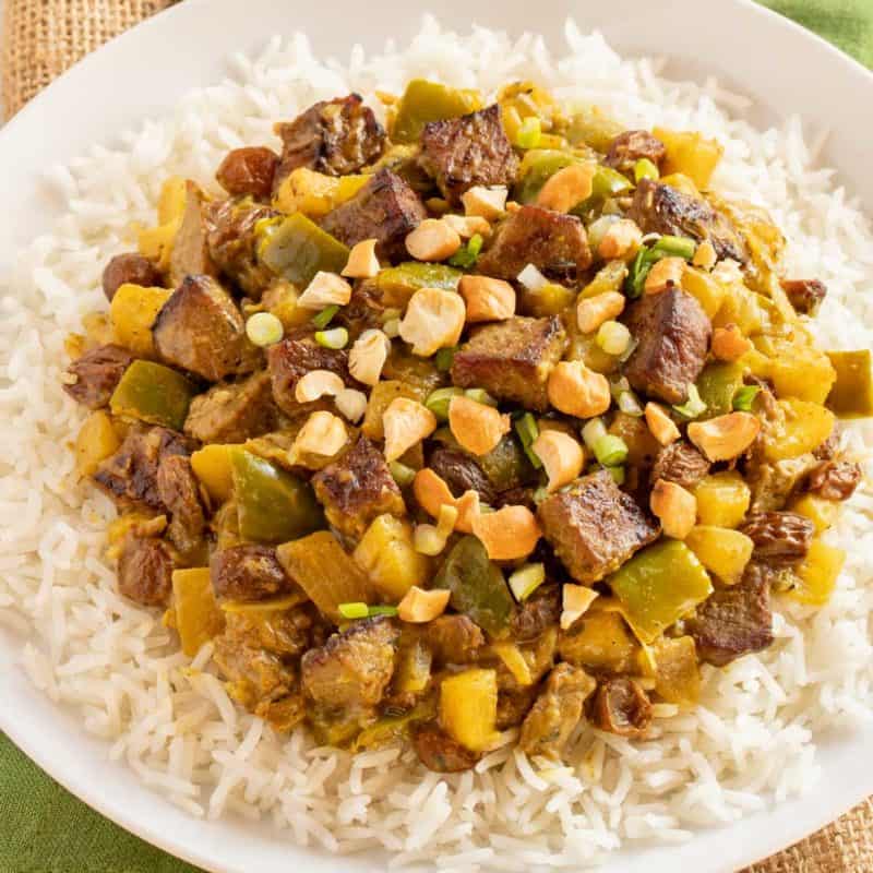 Indian Lamb Curry Recipe with Rice | A Well-Seasoned Kitchen®