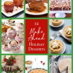 photo collage of 8 dessert recipes