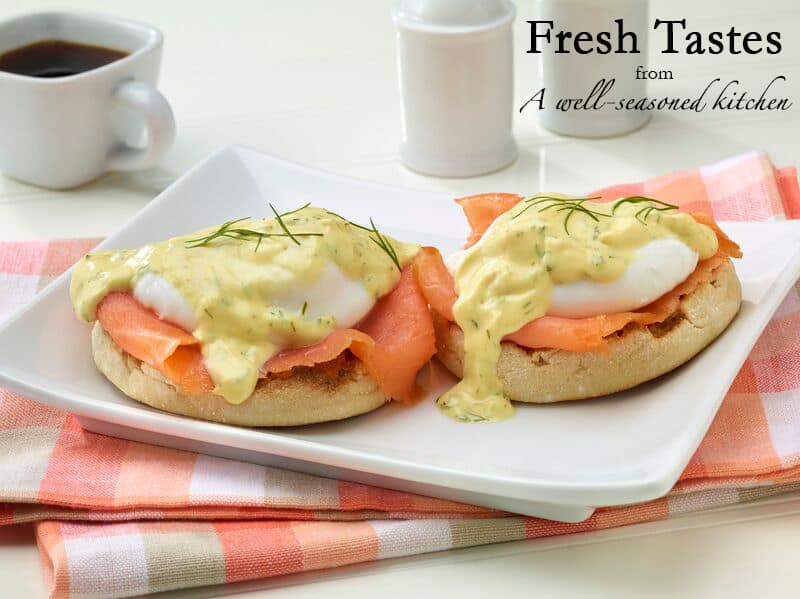 smoked Salmon Eggs Benedict with Mustard-Dill Sauce pic