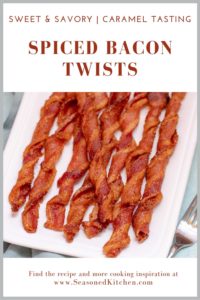 White platter showing multiple Bacon Twists