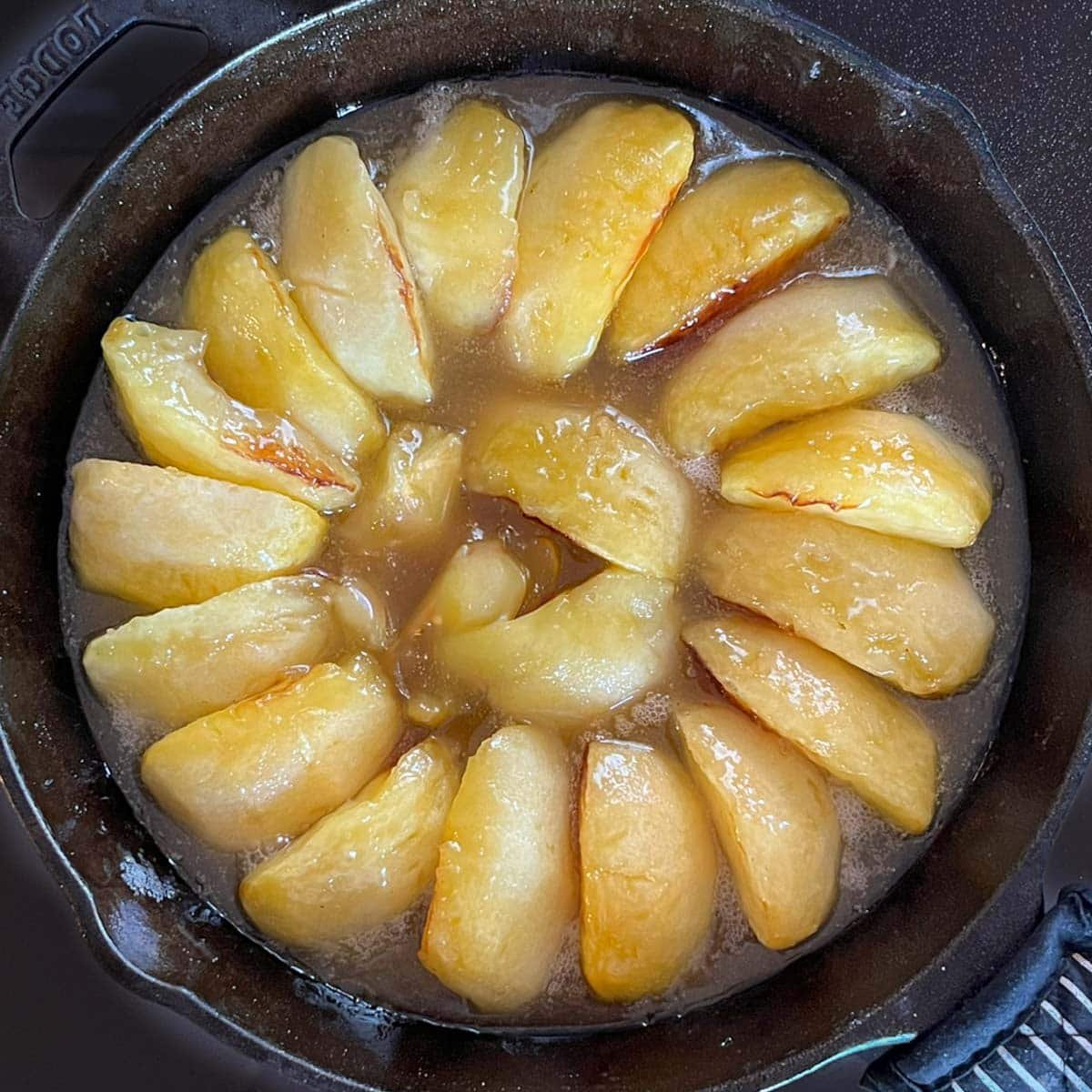 Apple quarters after turning over