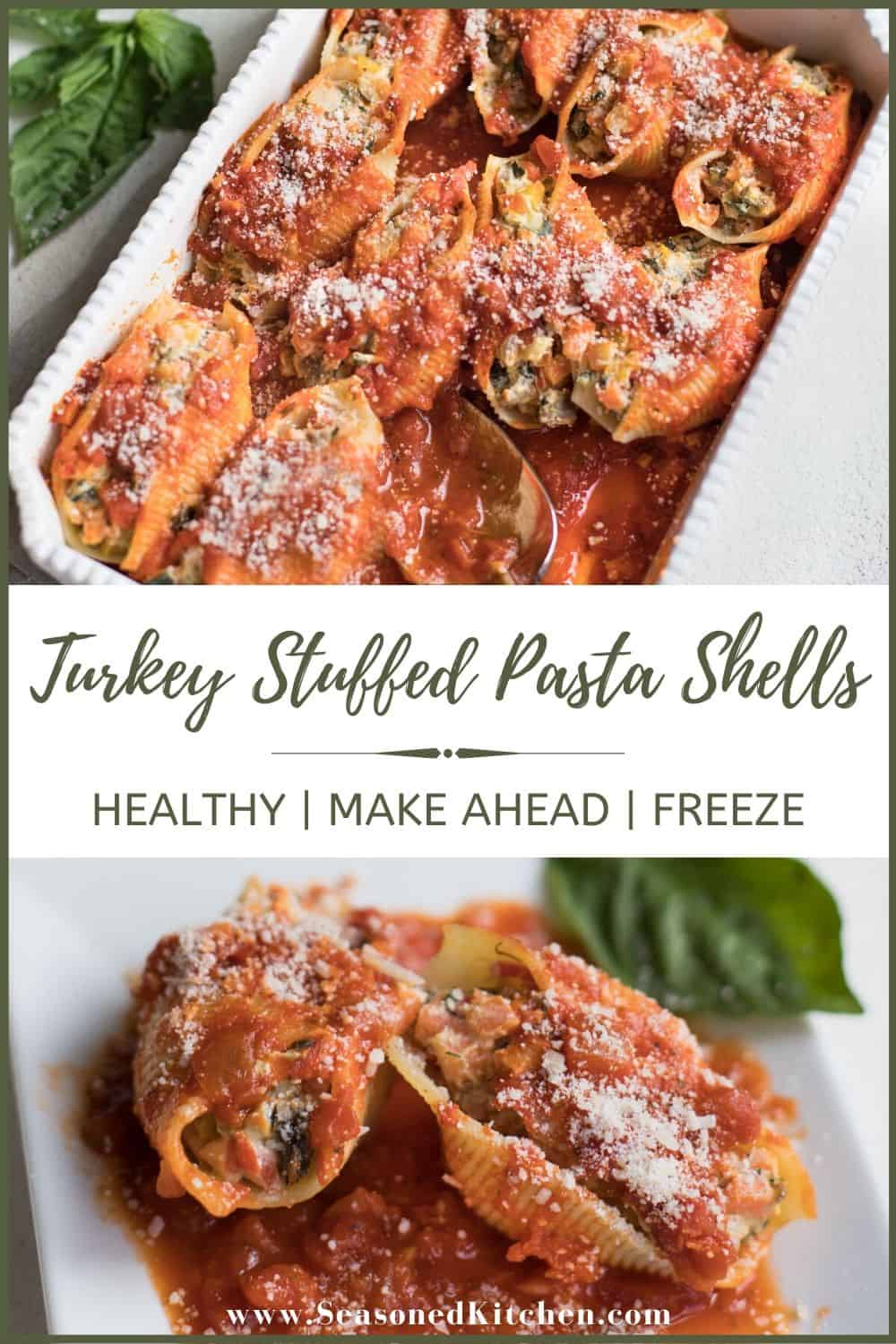 Ground Turkey Stuffed Jumbo Shells A WellSeasoned Kitchen®